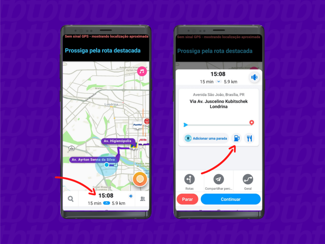 Integração com GPS: Navegação Direta para o Posto Econômico - inspiração 2
