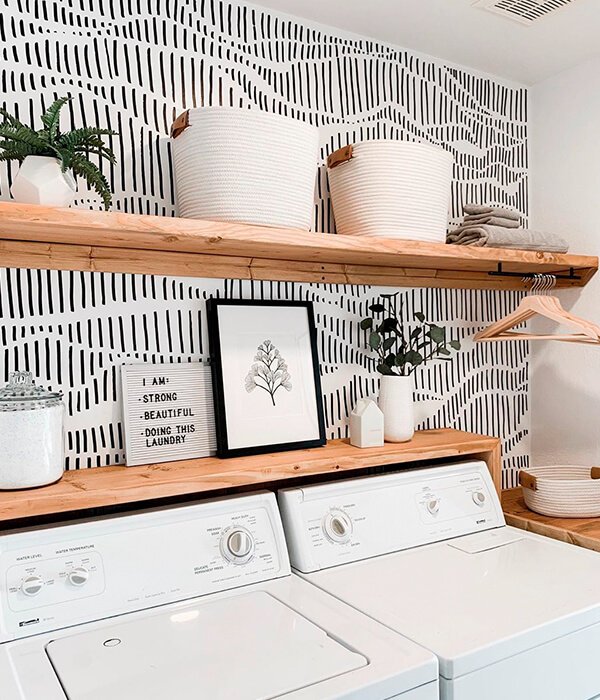 Otimizando a Lavanderia: Máquinas e Utensílios Bem Posicionados - inspiração 1
