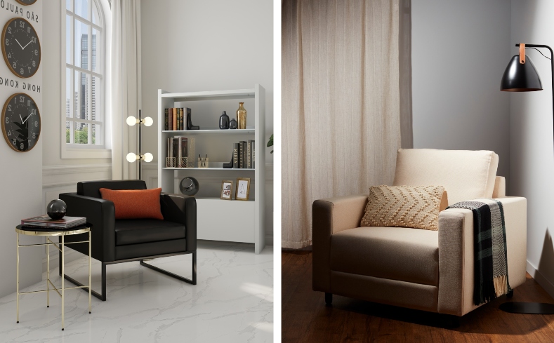 Iluminando seu Canto de Leitura: A Poltrona Ideal para Relaxar - inspiração 1