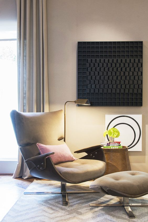 Iluminando seu Canto de Leitura: A Poltrona Ideal para Relaxar - inspiração 2