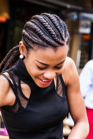 Box Braids Assimétricas: O Toque Moderno que Você Merece - inspiração 1