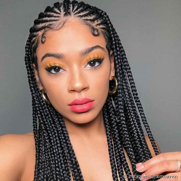 Box Braids Assimétricas: O Toque Moderno que Você Merece - inspiração 2