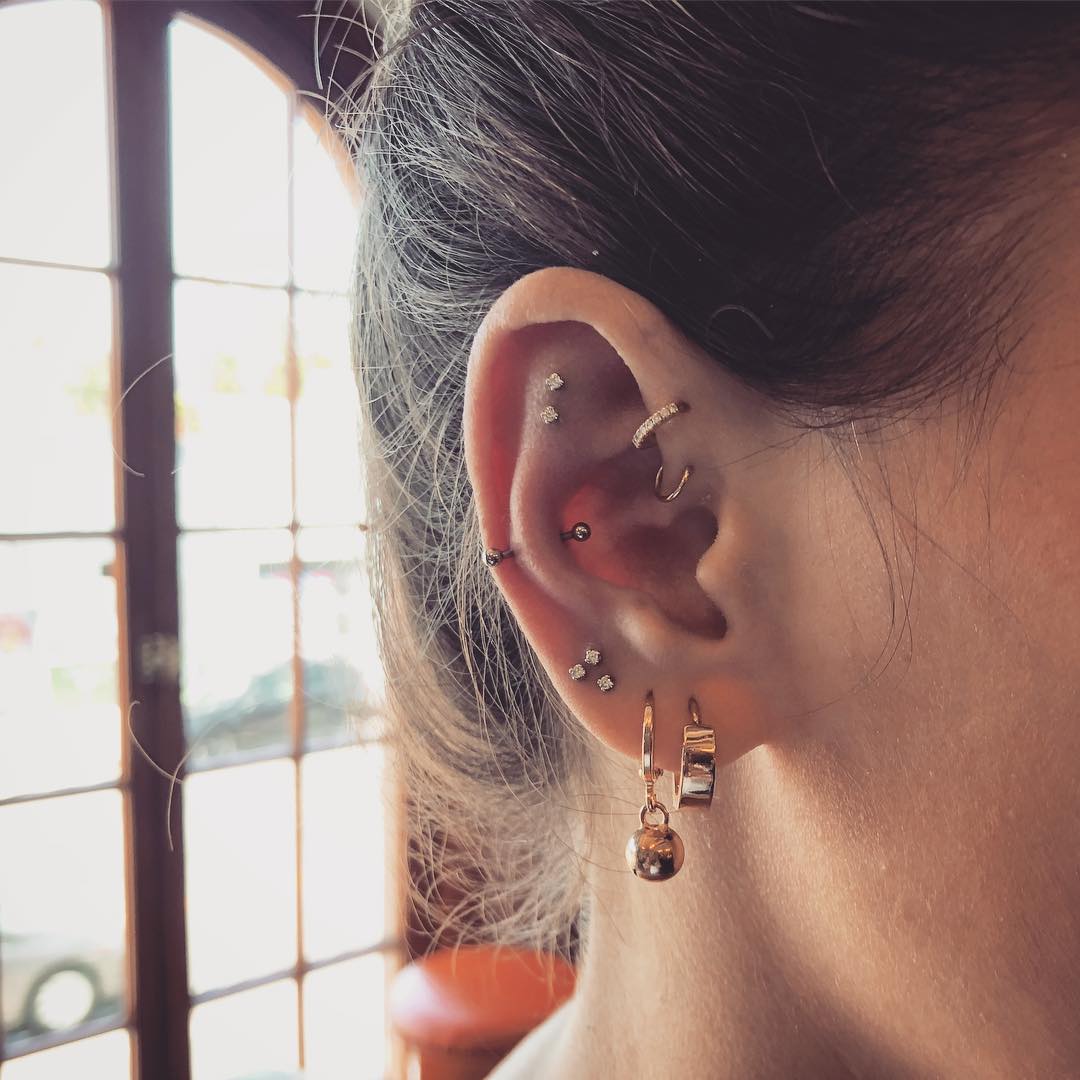 Opções de joias para o tragus que impressionam - inspiração 1