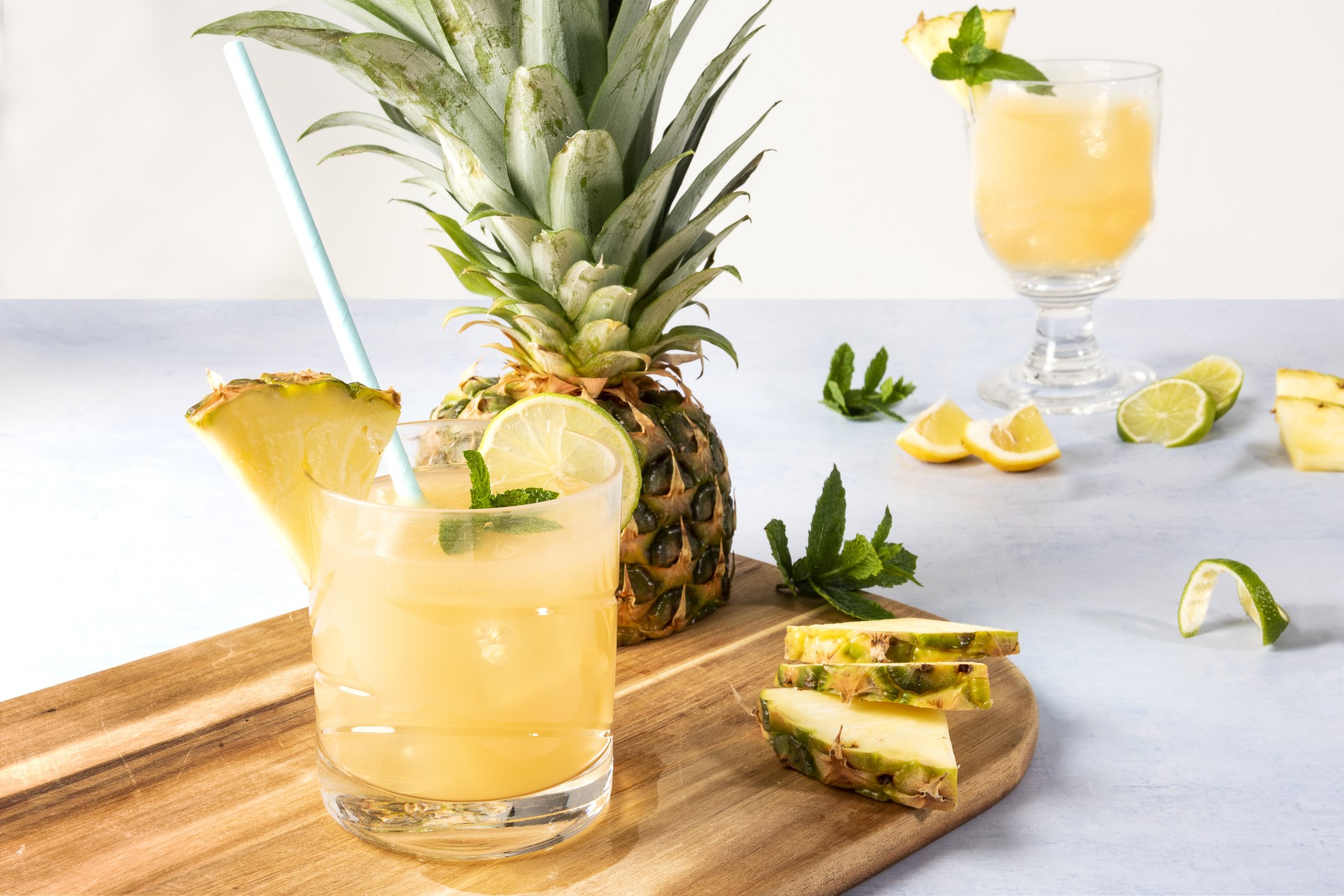 Leveza Pura: Abacaxi, Hortelã e Água de Coco - inspiração 1