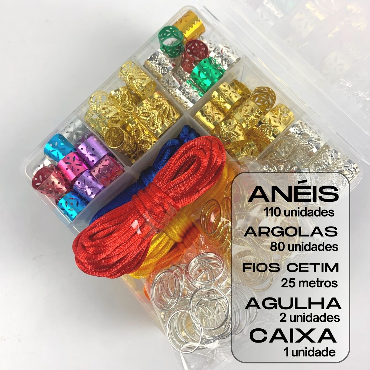 preço médio de kits de acessórios para tranças nagô