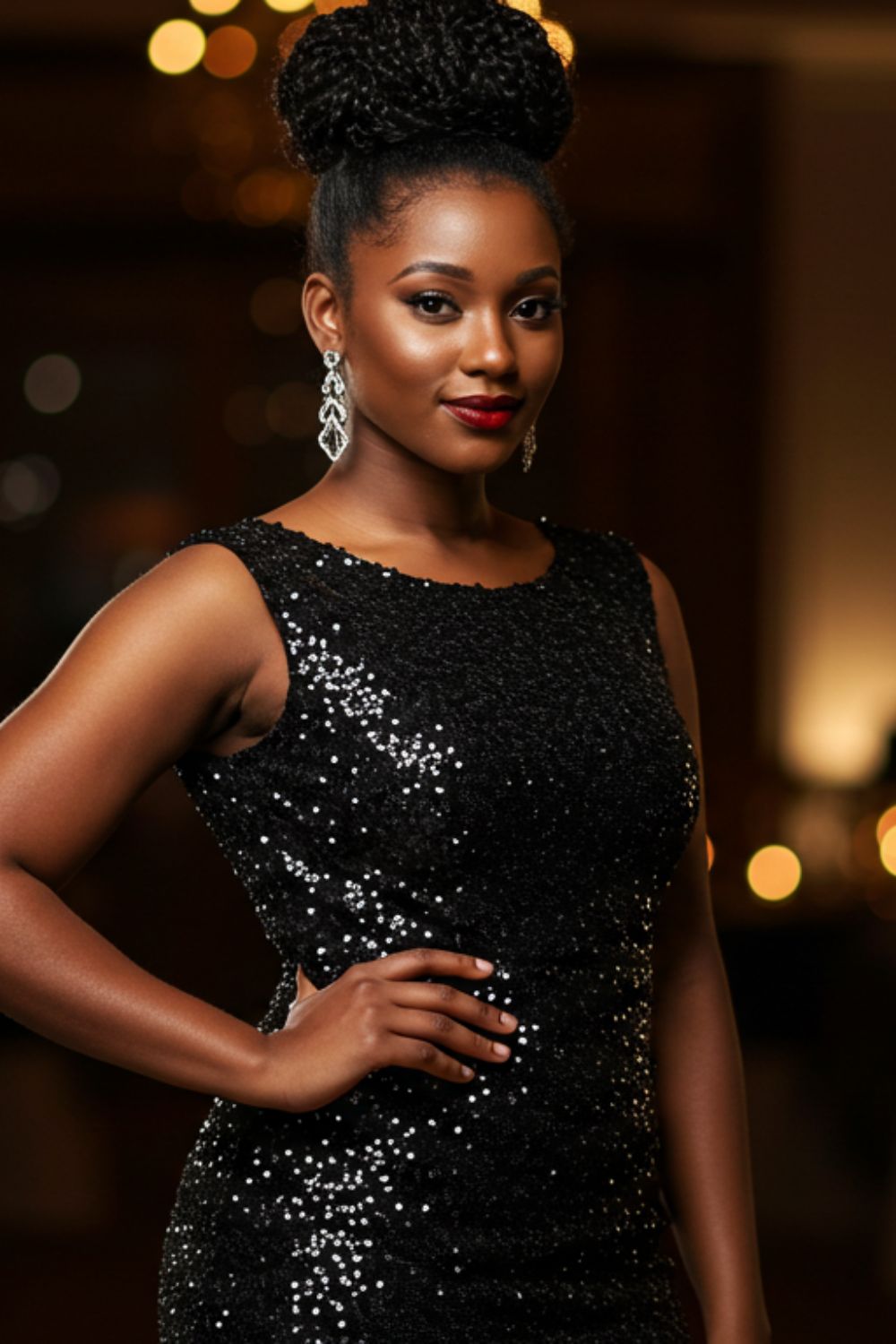 acessorios para vestido preto