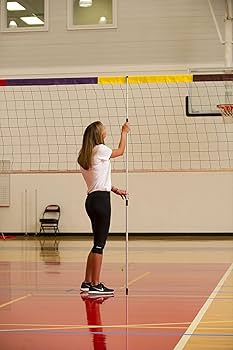 altura da rede de volei masculino e feminino