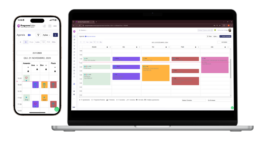 melhores aplicativos de agenda para salão de beleza