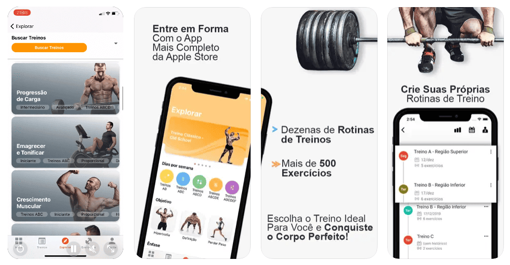 Guia completo para usar o Hevy e Strong na academia