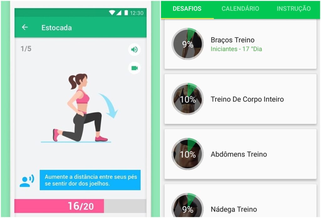 aplicativos de treino gratis