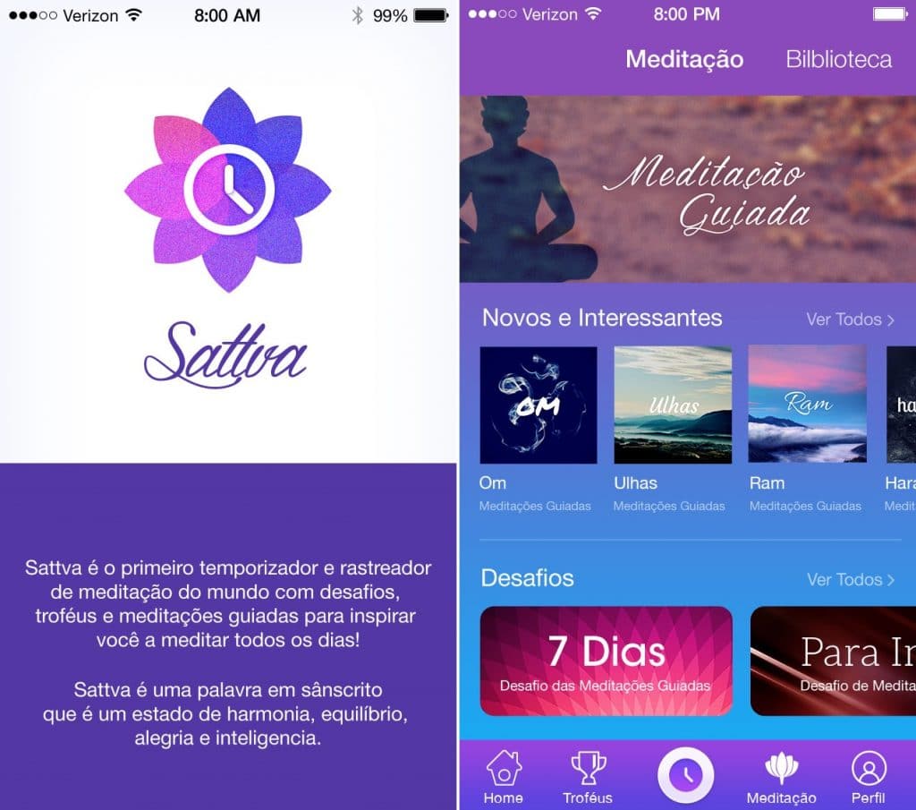 aplicativos para meditação gratis
