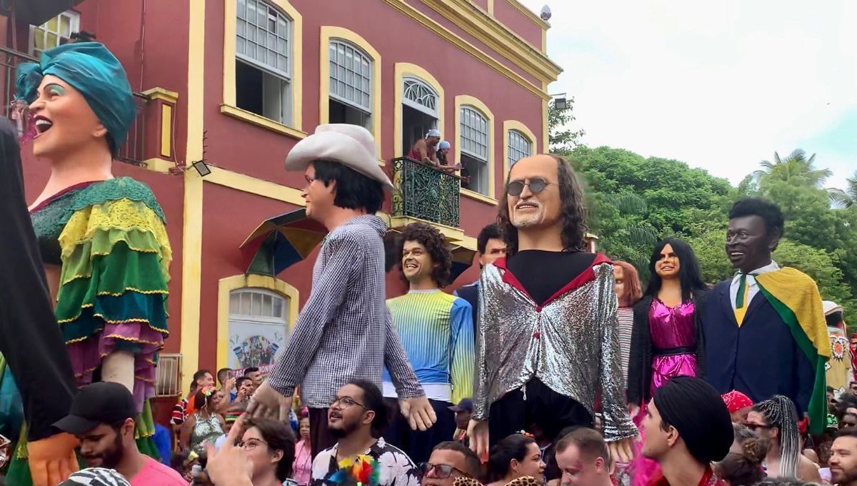 Bonecos gigantes Carnaval Pernambuco
