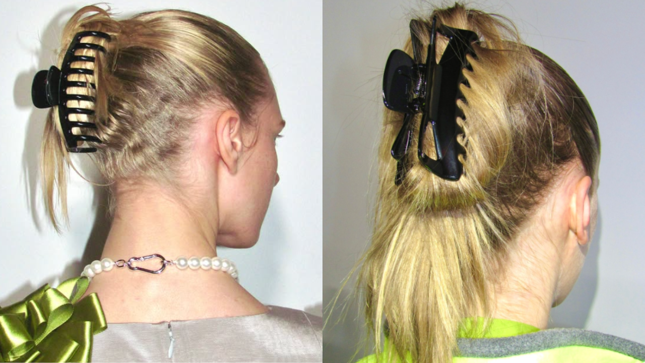 cabelo com piranha anos 2000