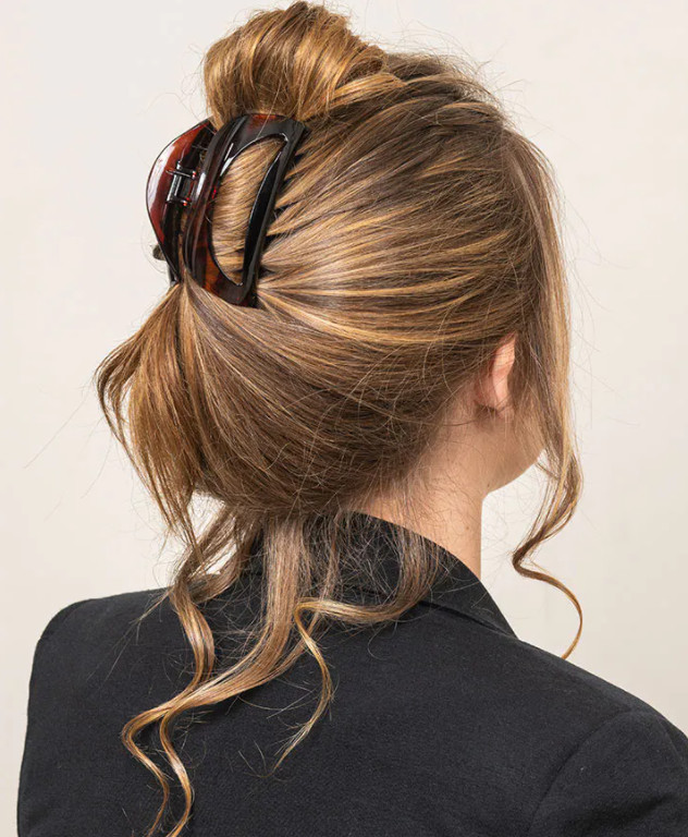 cabelo com piranha anos 2000