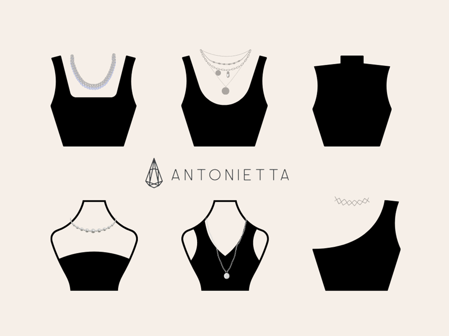 colares para usar com gola alta