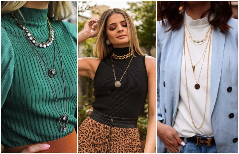 erros comuns ao usar colar com gola alta