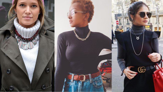 colar longo vs choker para gola alta qual escolher