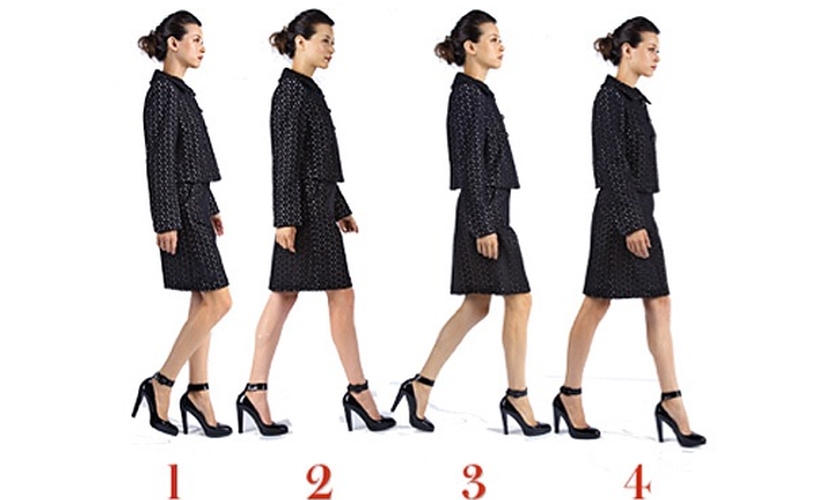 como andar de salto alto com elegancia