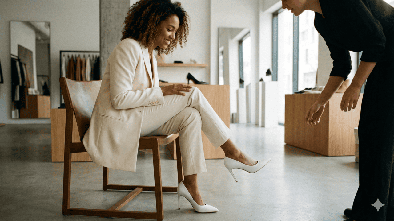 5 ideias de títulos:
1. Guia Definitivo: Como Dominar o Salto Alto em 7 Passos Simples
2. Do Básico ao Avançado: Evolua sua Caminhada de Salto Alto
3. Os Erros Mais Comuns ao Usar Salto Alto e Como Evitá-los
4. Salto Alto para Iniciantes: Conforto e Estilo sem Dor
5. Segredos de Estilo: Como Combinar Salto Alto com Qualquer Look