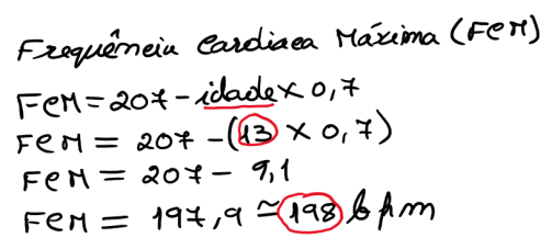 como calcular frequencia cardiaca maxima