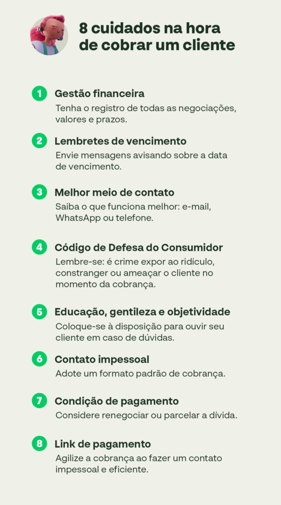 como cobrar clientes inadimplentes educadamente
