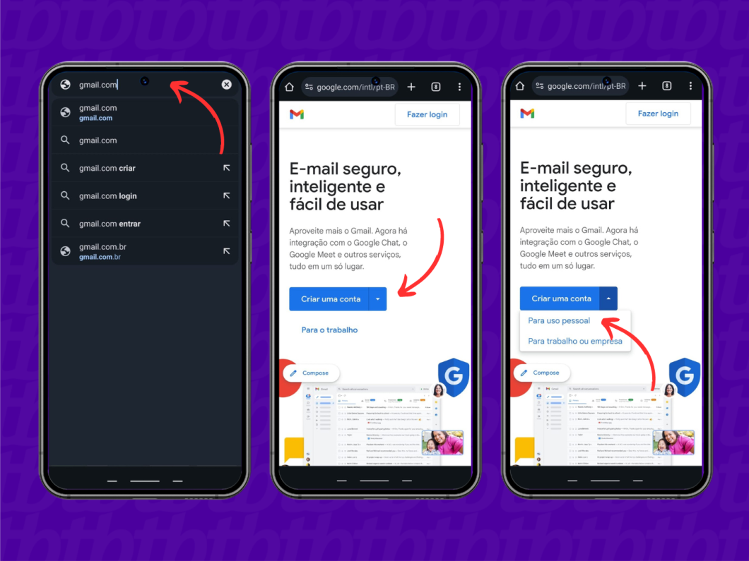como criar um email profissional gratis