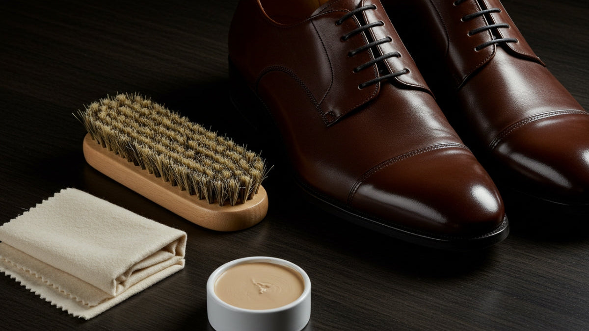 como cuidar de sapatos de couro de alce