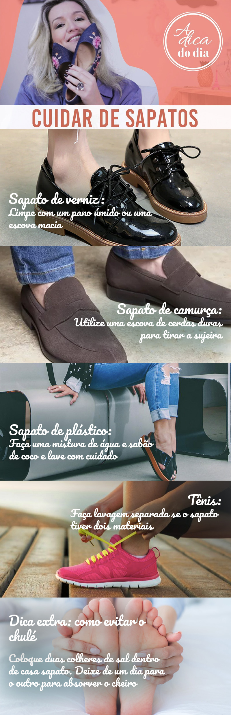 como cuidar de sapatos de couro verniz
