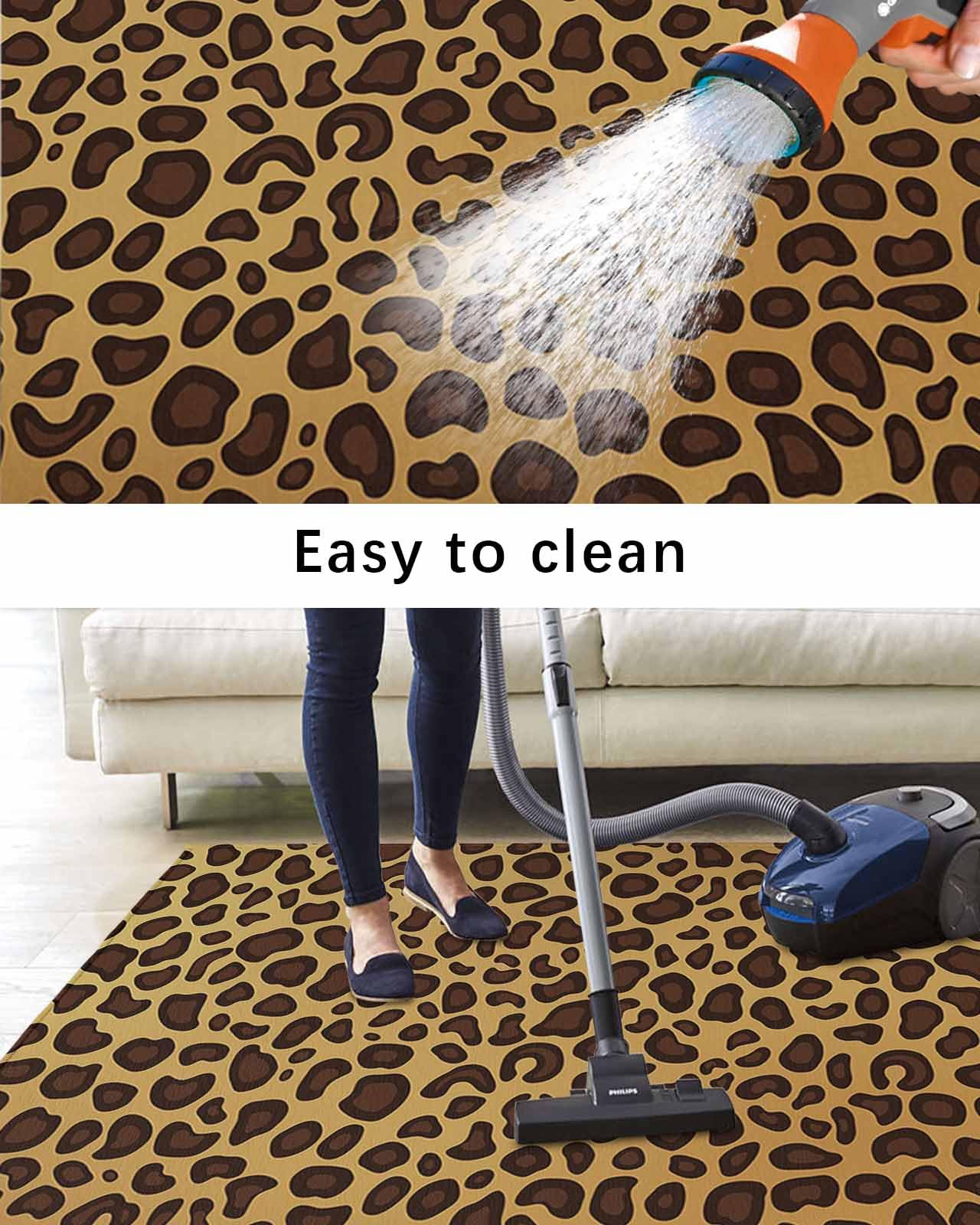 como cuidar de tapetes de pele de leopardo