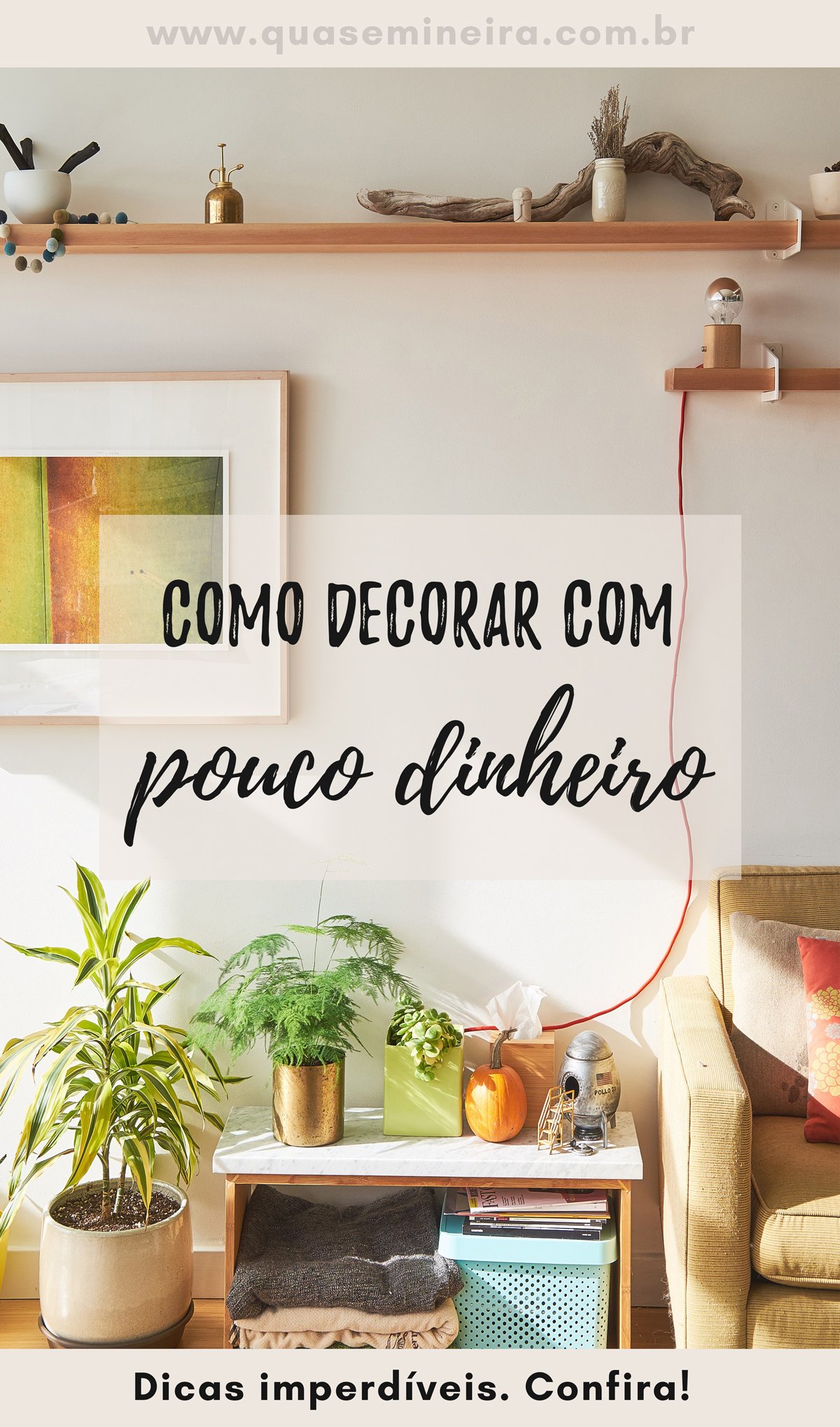 DIY: Transforme sua Sala com Caixotes de Feira e Outros Materiais Baratos