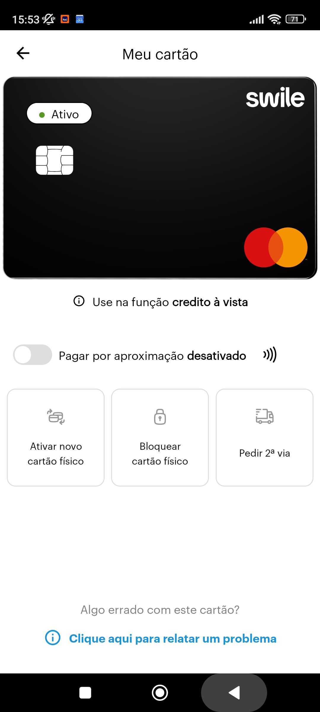 Quais bancos permitem desativar o contactless