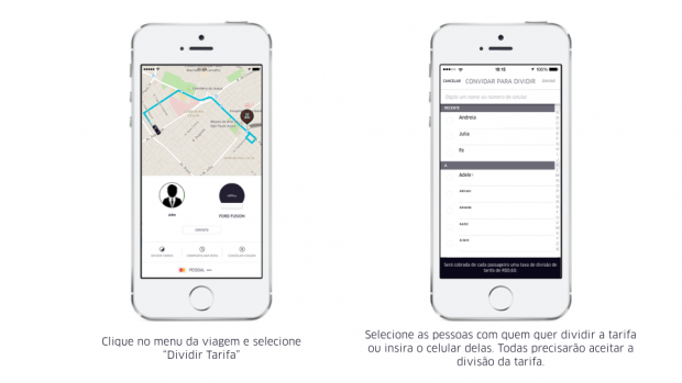 Como Calcular a Divisão Proporcional do Uber para Destinos Diferentes