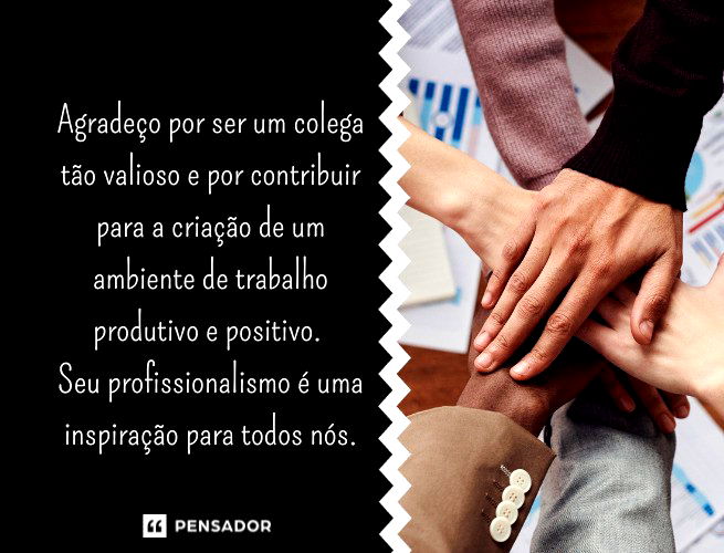 como elogiar o trabalho de alguem