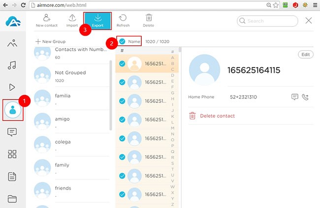 como fazer backup dos contatos no chip