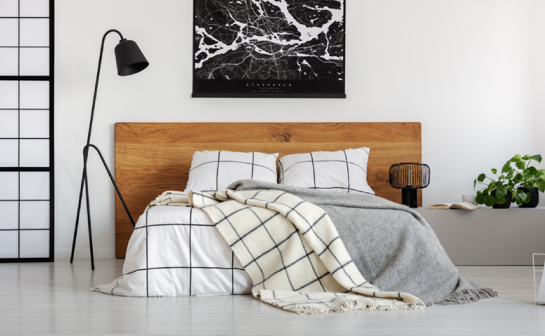 como fazer cabeceira de cama de madeira