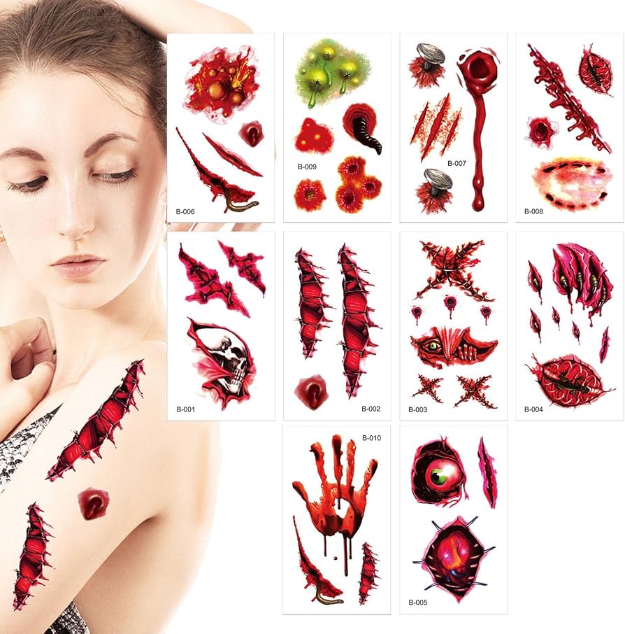 Transforme-se: Ideias de Caracterização com Cicatrizes Falsas