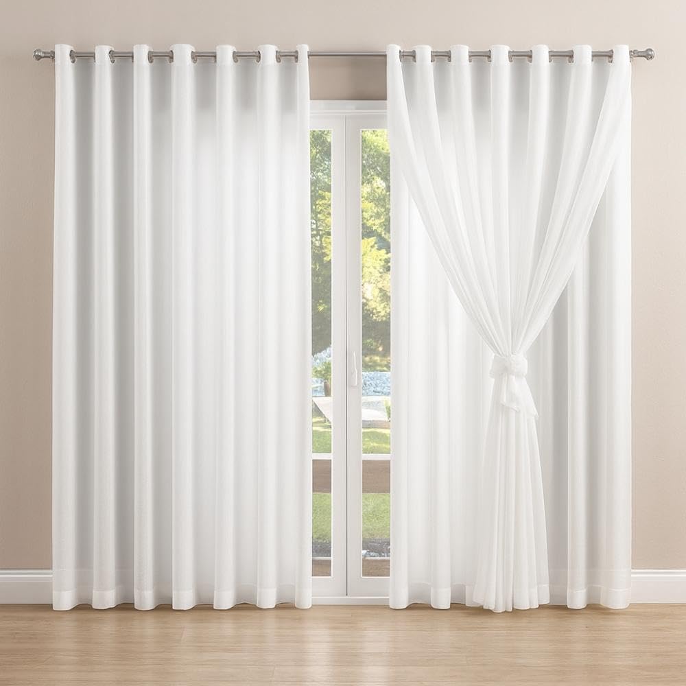 como fazer cortina de voil simples