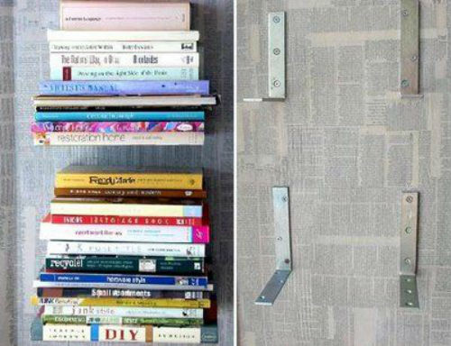 5 ideias de decoração com livros flutuantes