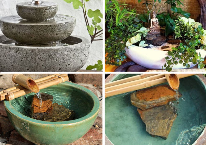 como fazer fonte de agua de bambu