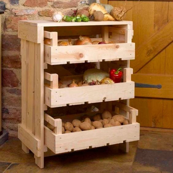 Como organizar frutas e verduras na fruteira