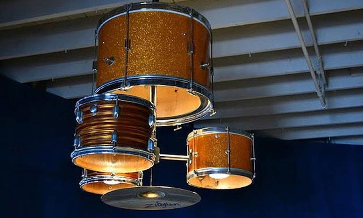 como fazer luminaria de instrumento musical