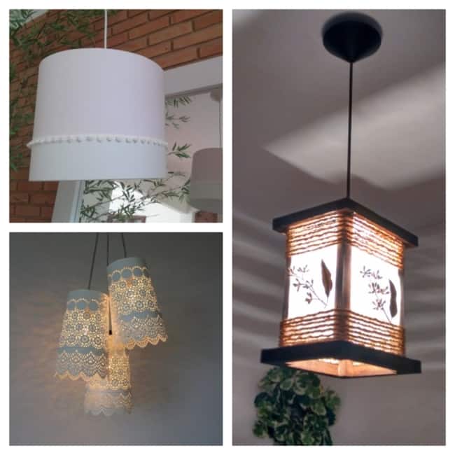 como fazer lustre de correntes