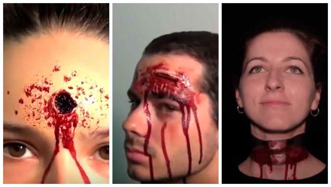 como fazer maquiagem de ferida falsa