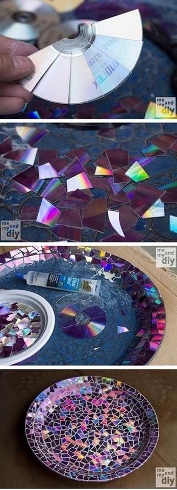 erros comuns ao fazer mosaico com cds