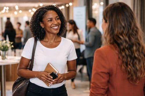 como fazer networking inspirador em eventos locais