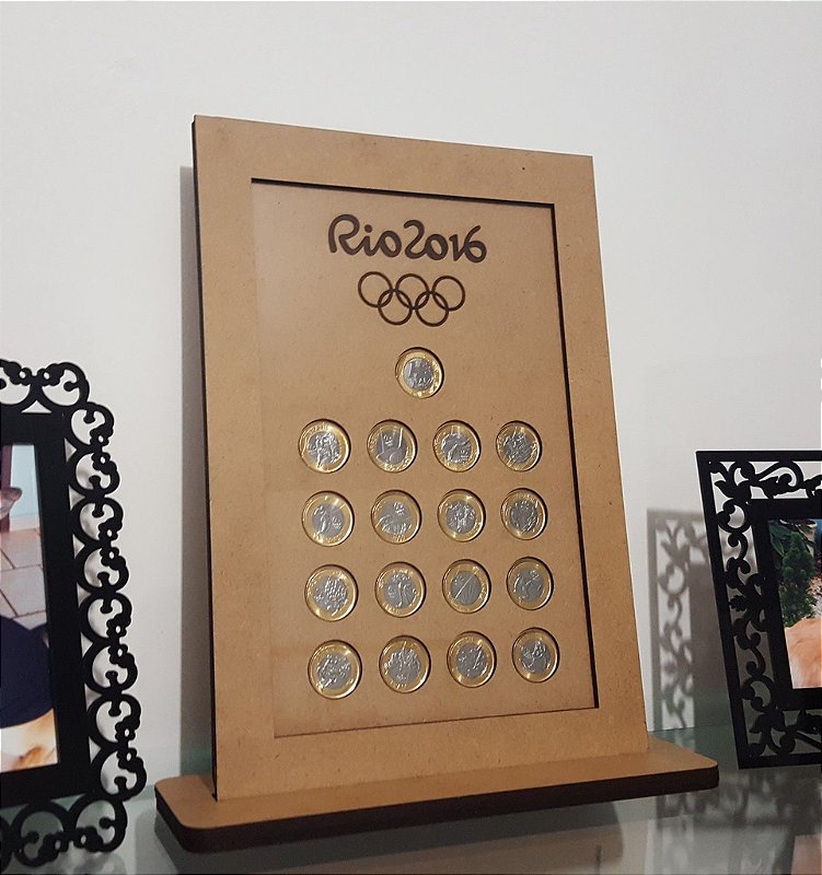 como fazer quadro de moedas