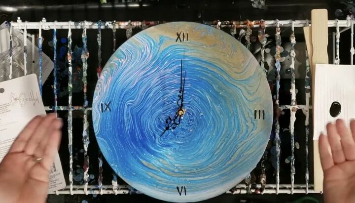 como fazer relogio de disco de vinil