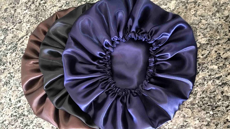 como fazer touca de cetim