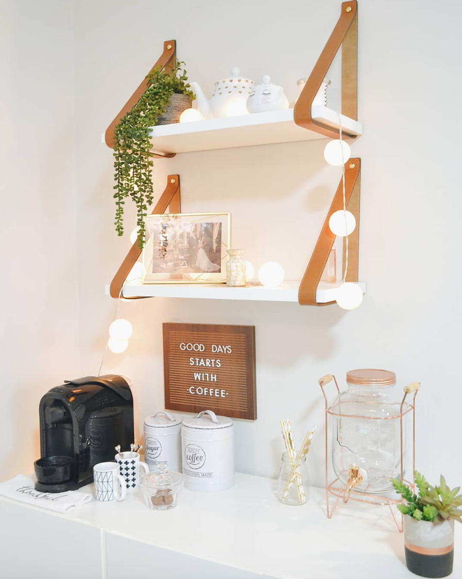 Transforme seu Aparador em um Cantinho do Café Charmoso