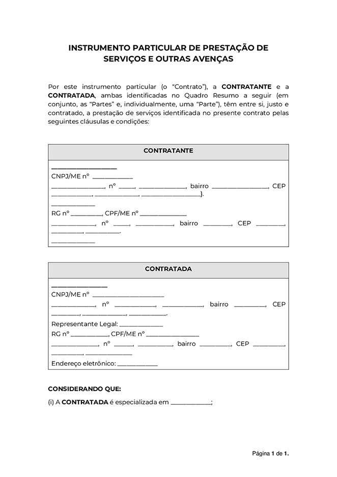 erros comuns ao fazer contrato de prestação de serviços